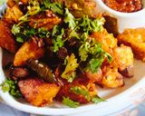 A picture of step 6 of Veg Idli 65 😋😋😋⛄🥪😋.