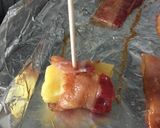 A picture of step 4 of Candied Bacon-Wrapped Pineapple With Honey Sriracha Sauce.
