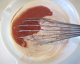 A picture of step 9 of Light Mousse Cake with Peach.