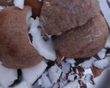 A picture of step 1 of Coconut Khoya Dry Fruit Fudge.