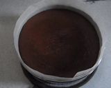 A picture of step 7 of Caramel Chocolate Cheesecake.