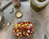 A picture of step 5 of Katori chaat.