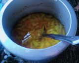 A picture of step 6 of Rava idli with sambar (homemade sambhar masala).