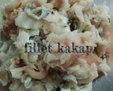 Foto langkah ke 1 dari resep Pepes Fillet Kakap 🐟🐟🐟.