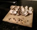 A picture of step 2 of Clam, Shrimp, and Chicken Chinese Dumplings.