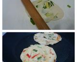 A picture of step 6 of Scallion Vegan Pancake.