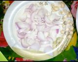 A picture of step 1 of Chicken nehari.