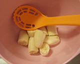 A picture of step 1 of Banana Scone Using Pancake Mix.