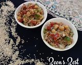 A picture of step 3 of Quinoa and Chickpea Salad.