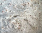 A picture of step 2 of Sourdough Bread with Purple Sweet Potato, Perilla Seeds, and Black Sesame Seeds.
