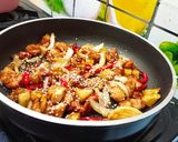 Foto langkah ke 9 dari resep Ayam kentang lada hitam.