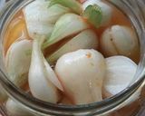 Hình bước làm 5 của món Hành ngâm mắm