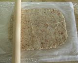 A picture of step 4 of Potato Crackers with Bonito Flakes and Cheese.