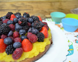 Foto del paso 1 de la receta: Tarta de crema de naranja y frutos rojos