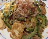 A picture of step 8 of Delicious! Goya Chanpuru (Bitter Melon Stir-Fry).