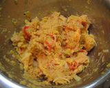 A picture of step 2 of "Crab" Cakes with Tuna and Cheese.