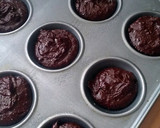 A picture of step 7 of Vickys Flourless Black Bean Brownies, GF DF EF SF NF.