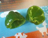 A picture of step 2 of My Family Recipe of Meat-Stuffed Green Peppers.