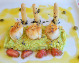 Foto del paso 2 de la receta: Ensalada de vieiras con vinagreta de mango