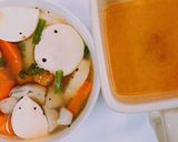 Hình bước làm 1 của món Canh rau củ!