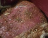 A picture of step 1 of Roast Beef w/Cabbage and Kidney beans, ShroomGravy, Roast Taters.