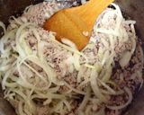 A picture of step 3 of From a Bygone Era!! Saitama Ohya Elementary School Lunch Nikujaga (Meat and Potatoes).