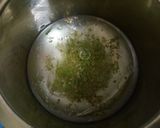 A picture of step 1 of Methi na gota / pakoda.