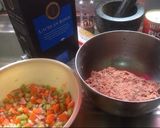 A picture of step 1 of Spaghetti with Spicy Meatballs And Tomato And Bacon Sauce.