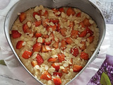 Bizcocho corazón de ♥... fresa