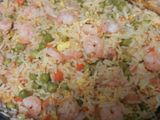 Asian inspired rice with shrimp