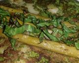 A picture of step 11 of Sig's Potato and 7 Greens Fritata.