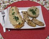 Sült Caesar 🥗 Csirke 🍗 Krémes Parmezán 🧀 Szósszal recept fázis 8 fotója