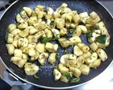 A picture of step 4 of Banana Peanut fry.