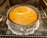 Foto del paso 6 de la receta: Bizcocho con queso y frambuesas