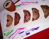 A picture of step 4 of Chocolet Mawa thandai Gujiya.