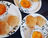 A picture of step 6 of Aamras Puri.