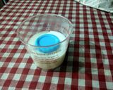 Foto langkah ke 4 dari resep Volcano Vanilla Pudding.