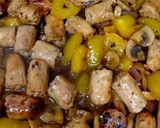 A picture of step 5 of My Chicken Sausage with Pasta in a Creamy Soft Cheese sauce 😆.