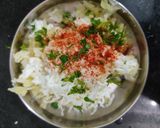 A picture of step 2 of Aloo Kulcha.