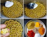 A picture of step 1 of Chole Masala.