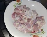 صورة لخطوة 1 من وصفة أرز أبيض مع كبد وقوانص لذيذة