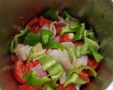 Foto del paso 2 de la receta Gazpacho de tomate y sandía
