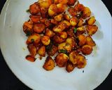 A picture of step 6 of Baby Potato Fry with Corn Flour.