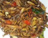 Foto langkah ke 5 dari resep Abon Salem pedas aroma jeruk purut.