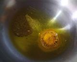 A picture of step 1 of Bhindi.