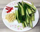 A picture of step 1 of Cucumber Stir Fry.