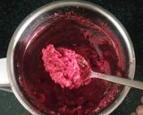 A picture of step 2 of Beet Hummus Sandwich.