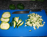 Foto del paso 3 de la receta: Pastel de zapallitos y bacalao