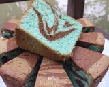 513. Blue Velvet Chiffon Cake #RabuBaru langkah memasak 14 foto