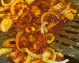 Gambar langkah 3 resipi Sambal Udang Petai Maggi.